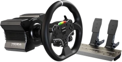 Moza Racing R5 RS20 komplekt: rool otseajamiga, SR‑P Lite pedaalid ja lauale kinnitus (PC)