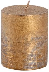 Rustikaalne silinderküünal PROVENCE vasetoonis 6 × 7 cm