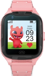 Maxlife 4G laste nutikell GPS-i ja Wi‑Fi-ga – roosa
