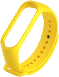 Silikoonist rihm XIAOMI Mi Band 3/4-le – kollane