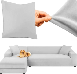 Helehall elastne kaitsekate diivanile RUHHY 145–185 cm