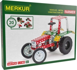 Merkuri taluteemaline metallist ehituskomplekt, 341 detaili