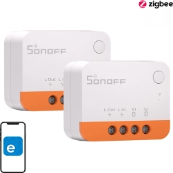 Sonoff ZBMINI L2 nutikas mini-lüliti Zigbee – komplekt 2 tk