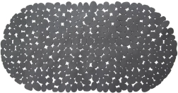 Non-slip bathtub mat 68 × 34 cm, grey