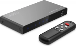4K HDMI lüliti 3x1 kaugjuhtimisega, 60 Hz, must