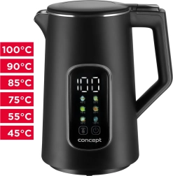 Veekeetja temperatuuriregulatsiooniga 1,7 l