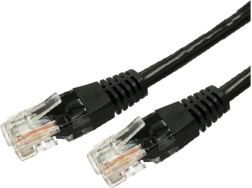 5e kategooria RJ45 UTP patch-kaabel, 2 m, must