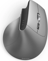 Ergonoomiline vertikaalne hiir Bluetoothi, 2,4 GHz ja USB-C-ga, RGB-taustvalgustusega