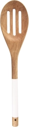 Puidust aukudega lusikas WHITELINE 30 cm