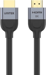 Unitek HDMI-kaabel 2.1 8K 60Hz, 1,5 m, must