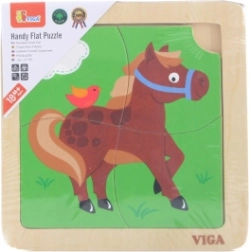 Puidust pusle hobune – 4 tükki