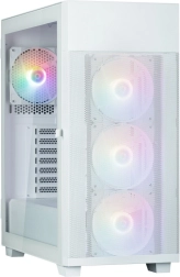 S5 NEO valge ATX mid‑tower korpus FRGB ventilaatoritega