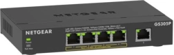 Netgear GS305P haldamata 5-pordiline gigabitine PoE+ lüliti (63 W) SOHO-le
