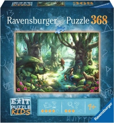 Ravensburger Exit Kids pusle: maagiline mets, 368 tükki