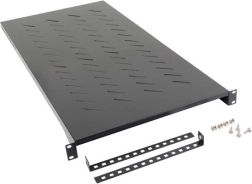 1U shelf rail for 19" LANBERG rack cabinets, depth 1200 mm, 90 cm