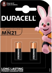 Duracelli leelispatareid MN21 blisterpakendis, 2 tk