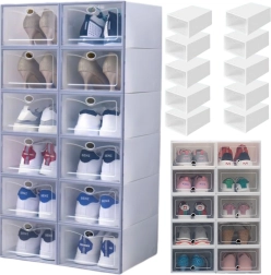 Modulaarne läbipaistev jalanõukapp 5 lahtriga