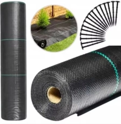 Agrokangas must 100 cm x 50 m UV 70 g umbrohu vastu