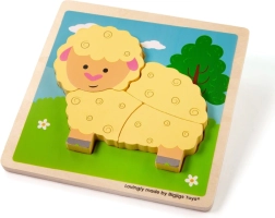 Bigjigs Toys sisestatav pusle „Lambake”