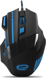 Juhtmega mängurihiir 7D optiline USB MX201 Wolf sinine