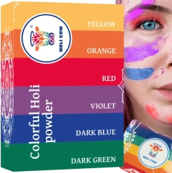 Holi Color Powder – set of 6×100 g