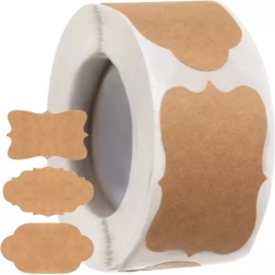 Isekleepuvad vintage-sildid rullil 300 tk