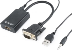 VGA–HDMI muundur 15 cm must