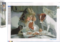 Teemantmaalimine Ootus 30 × 40 cm