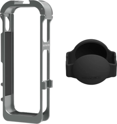Sunnylife metallist magnetraam silikoonist objektiivikattega INSTA360 X5 jaoks