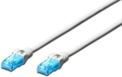 RJ45 U/UTP patch-kaabel, kategooria 5e, PVC, valge, 1 m