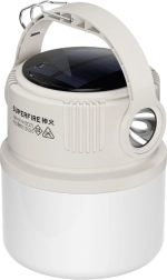 Superfire T22 matkalamp päikeselaadimise ja 360° valgustusega
