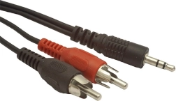 Minijack–2x RCA (Cinch) kaabel 2,5 m