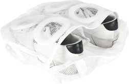 Pesukott jalanõudele, võrkmaterjalist, lukuga 28 × 27 cm