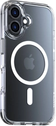 Torras Diamond‑Mag ümbris iPhone 16 Plusile, läbipaistev