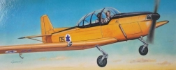Fokker S-11 Instructor lennuki plastmudel 1:40