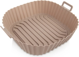 Silikoontarretisega sisekorv kuumaõhufritüüri jaoks 22 cm – beež