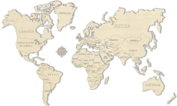 WOODEN CITY suur puidust maailmakaart