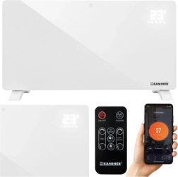 Klaasist elektriradiaator KAMINER Zelva 2500 W Wi‑Fi ja kaugjuhtimisega