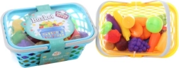 Plastkorv toiduainetega lastele