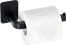 Must tualettpaberihoidik 3M liimkinnitusega 16,5 cm