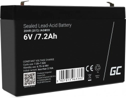 Hooldusvaba Green Cell AGM aku 6V 7,2Ah