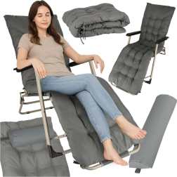 Kokkupandav hall aiapuhketool padjaga