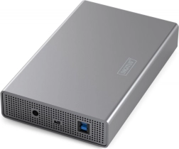 Alumiiniumist väline korpus 3.5" SATA SSD/HDD-le USB 3.0-ga, maht kuni 16 TB