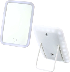 Wireless Cosmetic Mirror with LED Lighting White