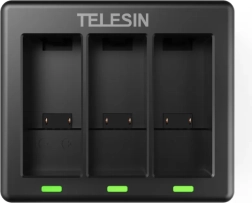 Kolmekohaline laadija GoPro Hero 12/11/10/9 jaoks