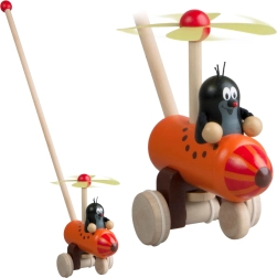 Detoa lükkemänguasi Mutike puidust mänguasi