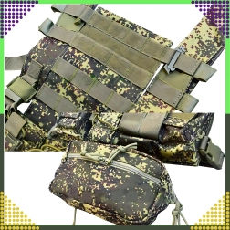 Kerge taktikaline MOLLE vest, modulaarne ja reguleeritav airsofti ja välitegevuste jaoks