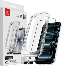 Karastatud klaas EasyShield 2‑Pack iPhone 17 Pro Max / iPhone 16 Pro Maxile (2 tk)