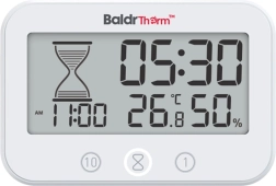 BaldrTherm vannitoa digitaalne taimer termomeetri ja hügromeetriga