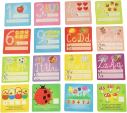 Alexander kirjutamine ja kustutamine – õppekaardid 5+